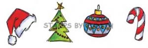 Q-016-HK Christmas Cube